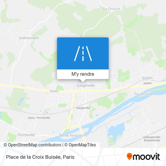 Place de la Croix Buisée plan