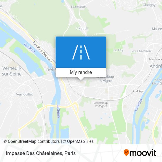 Impasse Des Châtelaines plan