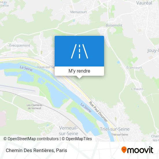 Chemin Des Rentières plan
