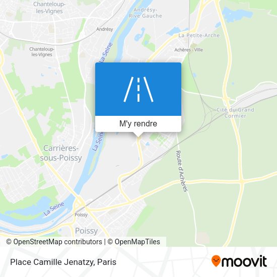 Place Camille Jenatzy plan