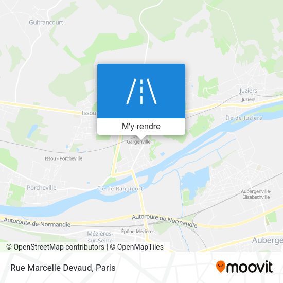 Rue Marcelle Devaud plan
