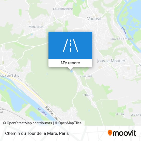 Chemin du Tour de la Mare plan