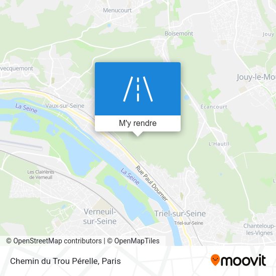 Chemin du Trou Pérelle plan