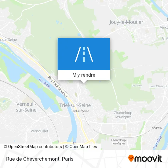 Rue de Cheverchemont plan