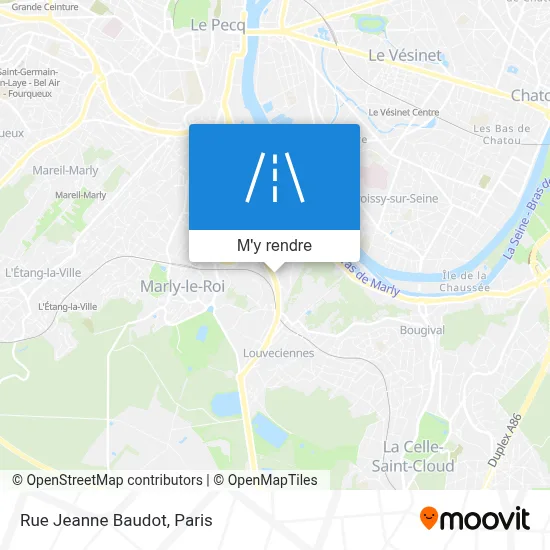 Rue Jeanne Baudot plan