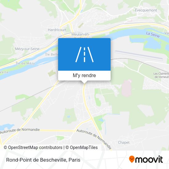 Rond-Point de Bescheville plan
