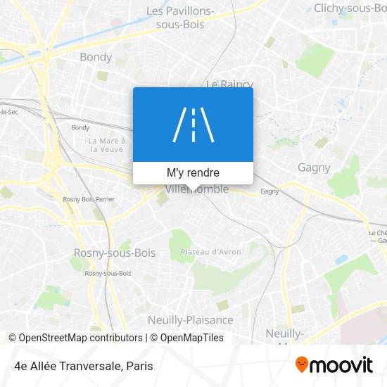 4e Allée Tranversale plan