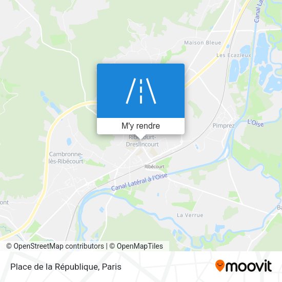 Place de la République plan