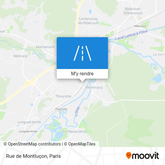 Rue de Montluçon plan