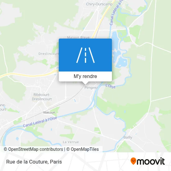 Rue de la Couture plan