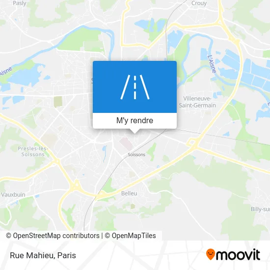 Rue Mahieu plan