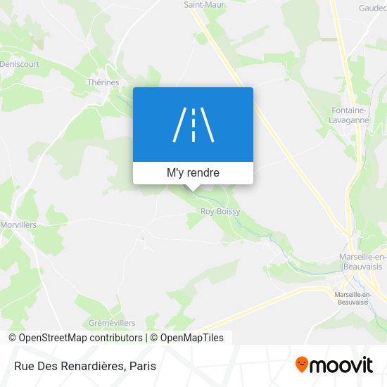 Rue Des Renardières plan