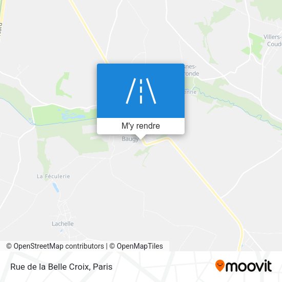 Rue de la Belle Croix plan