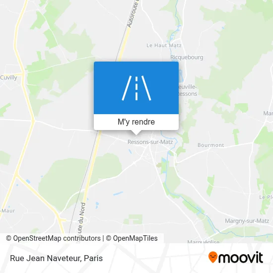 Rue Jean Naveteur plan