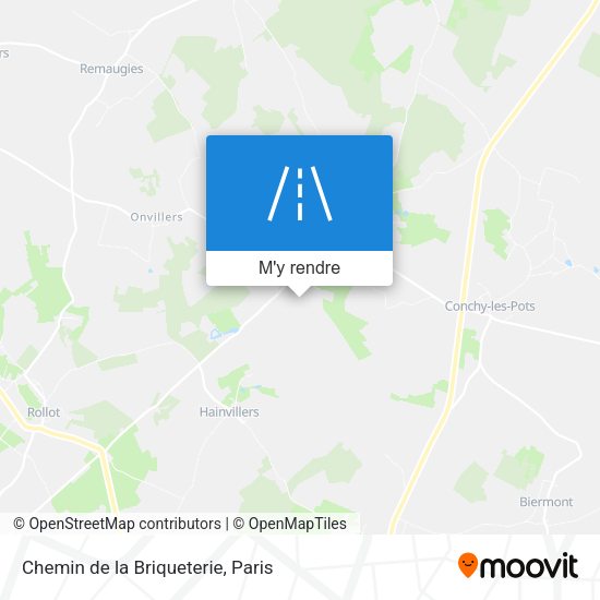 Chemin de la Briqueterie plan