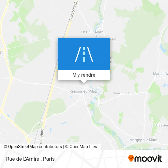 Rue de L'Amiral plan