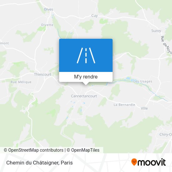 Chemin du Châtaigner plan