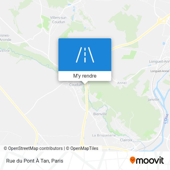 Rue du Pont À Tan plan