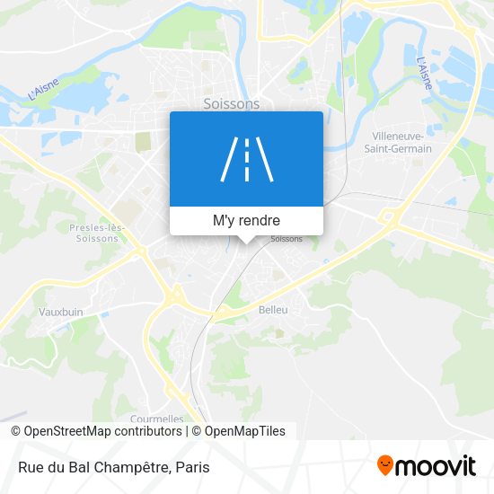 Rue du Bal Champêtre plan