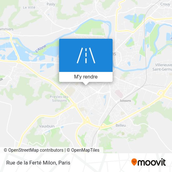 Rue de la Ferté Milon plan