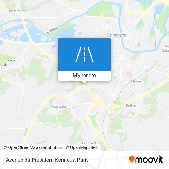 Avenue du Président Kennedy plan