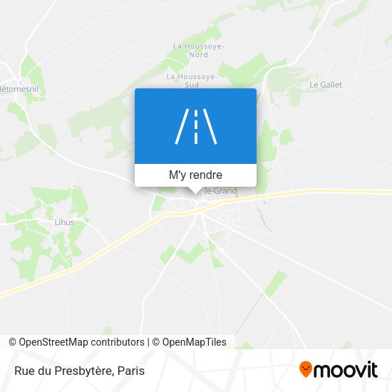 Rue du Presbytère plan