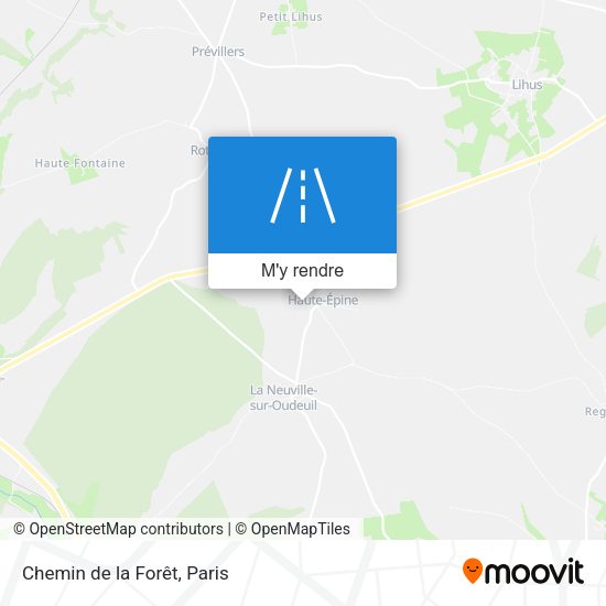 Chemin de la Forêt plan