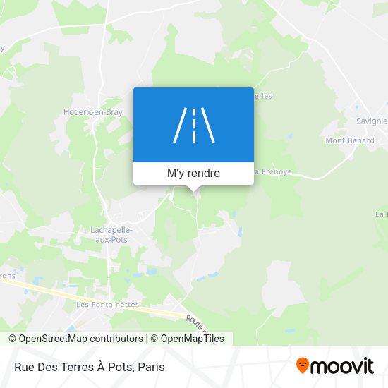 Rue Des Terres À Pots plan