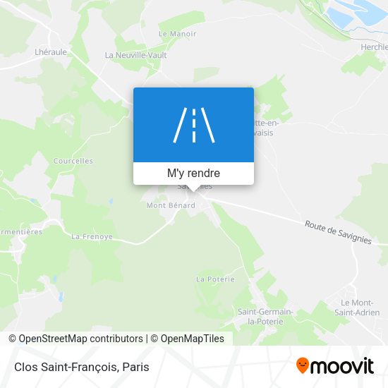 Clos Saint-François plan