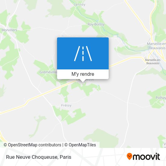 Rue Neuve Choqueuse plan