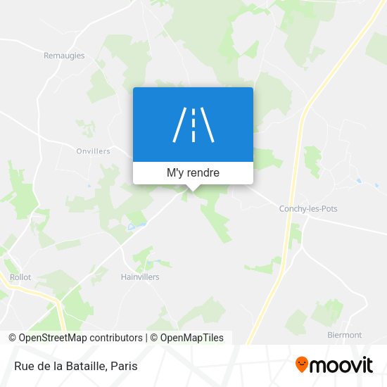 Rue de la Bataille plan