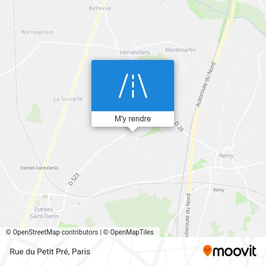 Rue du Petit Pré plan