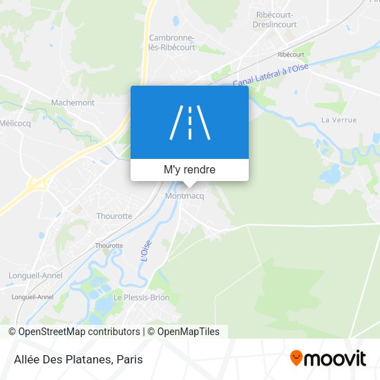 Allée Des Platanes plan