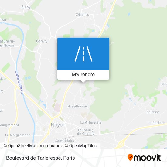 Boulevard de Tarlefesse plan