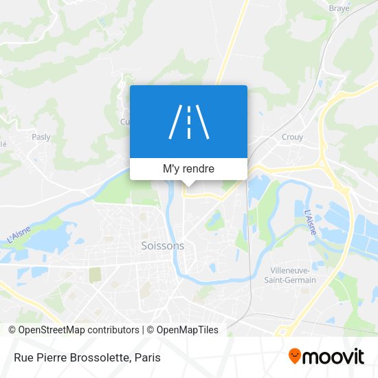 Rue Pierre Brossolette plan