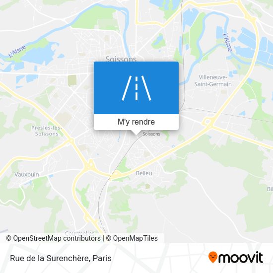 Rue de la Surenchère plan
