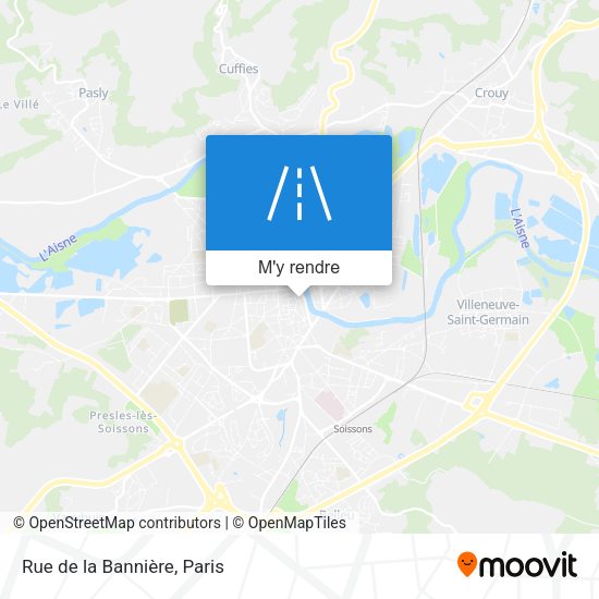 Rue de la Bannière plan