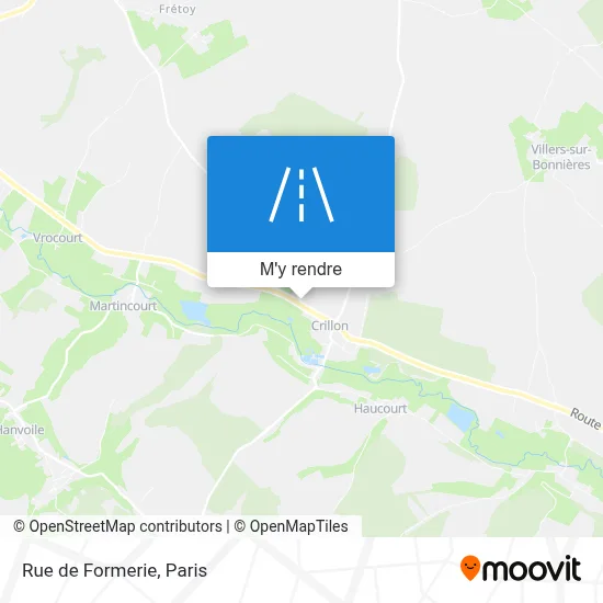 Rue de Formerie plan