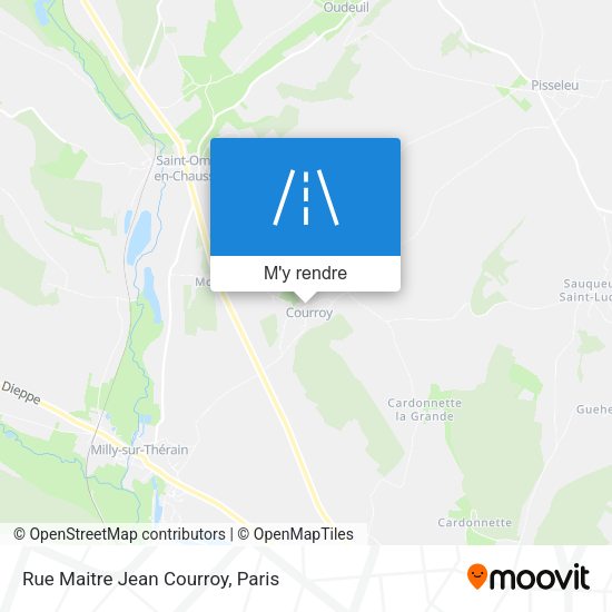 Rue Maitre Jean Courroy plan