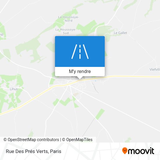 Rue Des Prés Verts plan