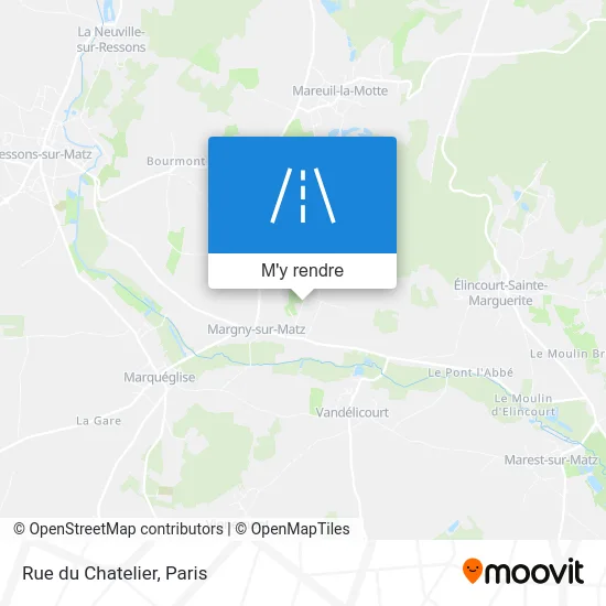 Rue du Chatelier plan