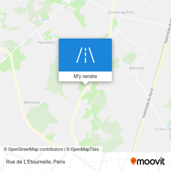 Rue de L'Etournelle plan