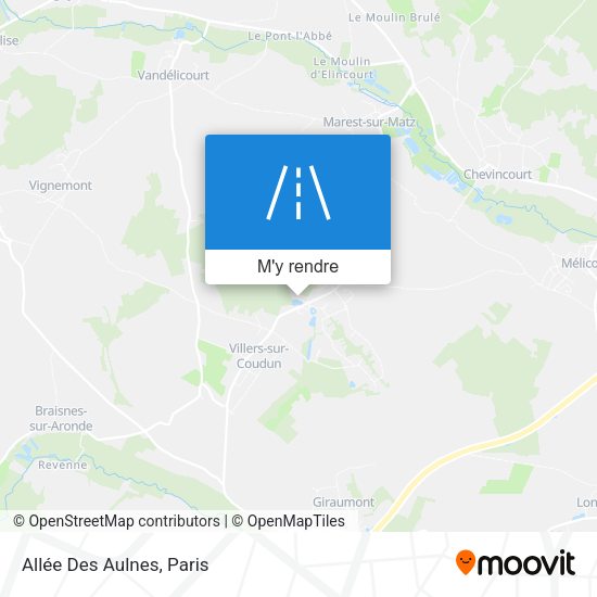 Allée Des Aulnes plan