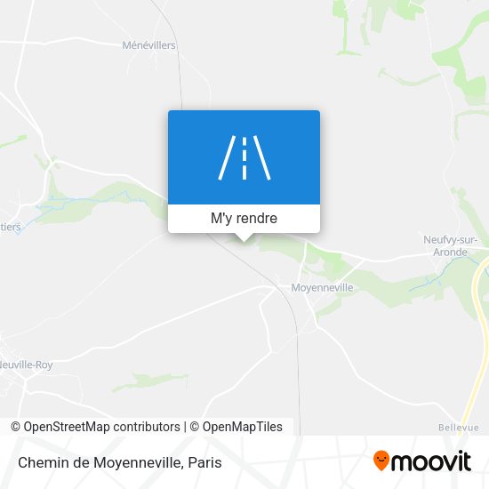 Chemin de Moyenneville plan