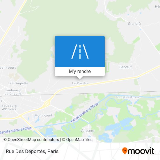 Rue Des Déportés plan