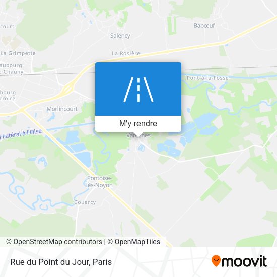 Rue du Point du Jour plan