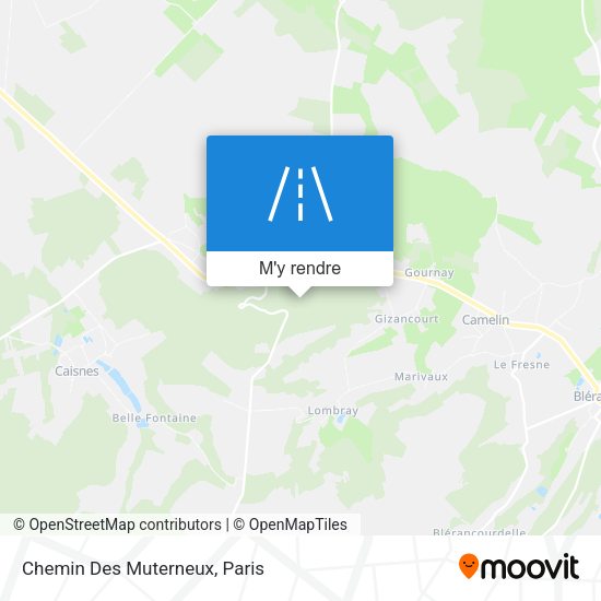 Chemin Des Muterneux plan