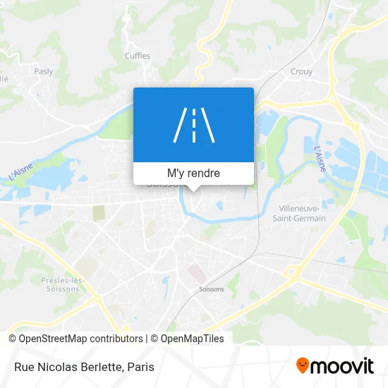 Rue Nicolas Berlette plan