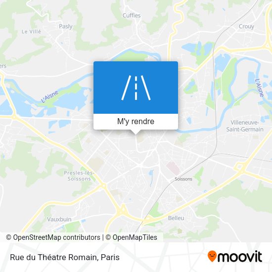 Rue du Théatre Romain plan