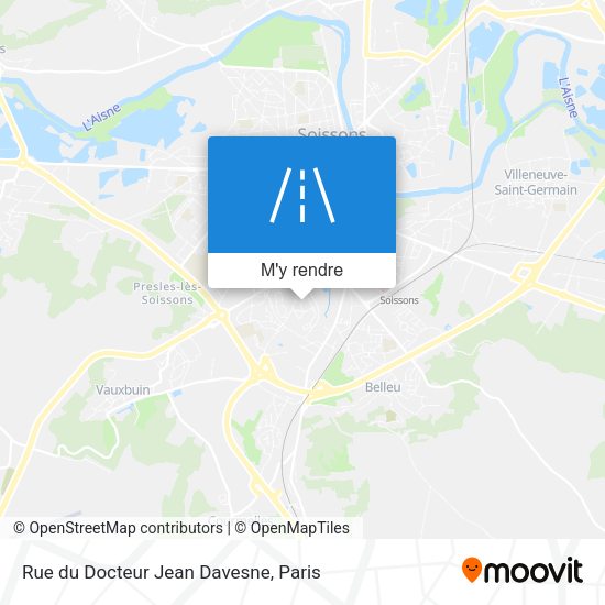 Rue du Docteur Jean Davesne plan